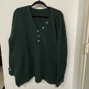 Oversized Green Sweater